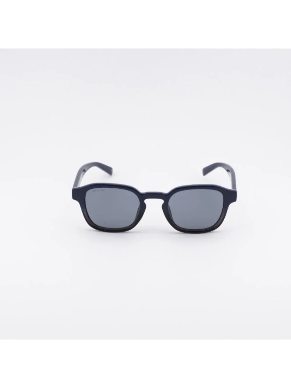 Gucci GG2106S 004 Sunglasses Blue to Grey Gradient Square Frame, Smoke Lenses